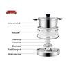Stainless Steel Alcohol Stove Mini Hot Pot