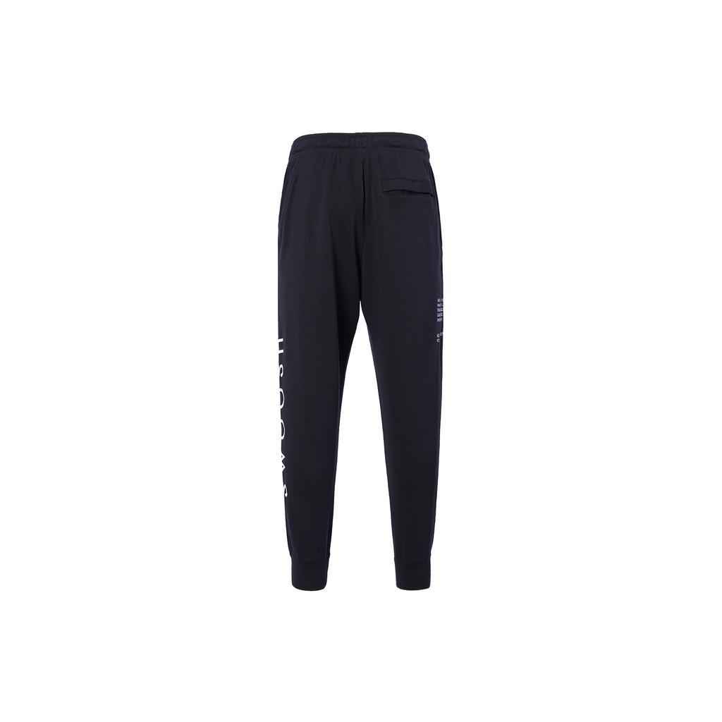 Nike Sportswear Swoosh Logo Tracksuit Bottoms Men Black Men's CU3932-010