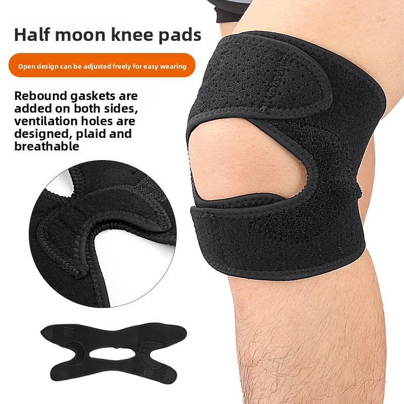 Sports Knee Pads, Warm Anti-collision, Pressurized Patella Belt, Outdoor Basketball, Football, Mountaineering, Cycling Protective Gear Equipment