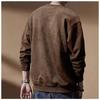 Heavy Men's Long-sleeved Sweatshirt Autumn New American Retro Round Neck Top Loose Casual T-shirt