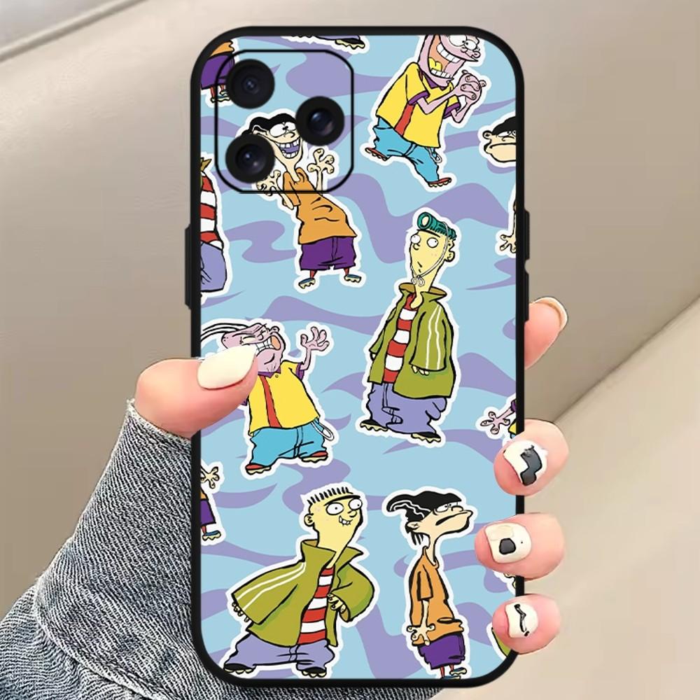 Ed Edd N Eddy Cartoon Phone Case For Xiaomi 10 12 Poco M3 X3 Nfc Redmi 10 11S Lite Ultra 4G 5G Black Soft Shelll