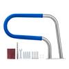 VEVOR Corrimão de Piscina, 78,8 x 55,8 cm Corrimão de Piscina, Capacidade de Carga 100kg Resistente Aço Inoxidável 304 Corrimão de Natação, Manga Antiderrapante Removível