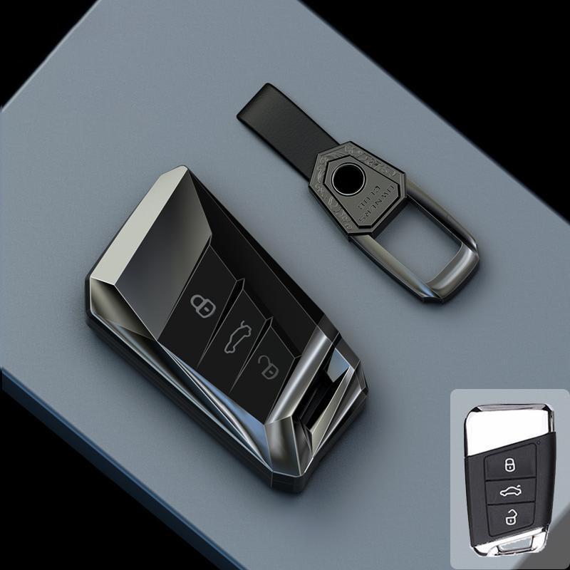 Zinc Alloy Car Key Case Cover For Vw  Golf 8 Mk8 Id.3 Id.4 Cupra Octavia Seat Leon Mk4   Formentor Tarraco
