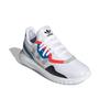 adidas Originals Flex Collection J Abrasion Resistant Breathable Low Top Kids Lifestyle Shoes White Blue Gray Unisex FX5321