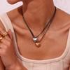 Fashion Neck Jewelry Heart Shape Pendant Necklace Chain Necklaces Rope Necklaces Alloy Material for Party Daily Wear