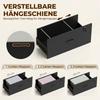 Filing Cabinet with Drawers, Lockable Storage Cabinet with Bookshelf for A4, Letter and Legal Formats, Black