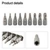 Quality Materials 9pcs Torx Screwdriver Bits with High Hardness Design