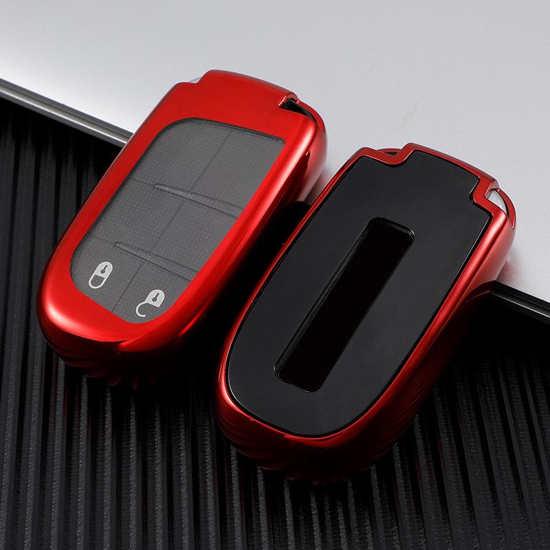 Compatible Key Cover for Jeep Compass, Renegade, Grand Cherokee & Dodge