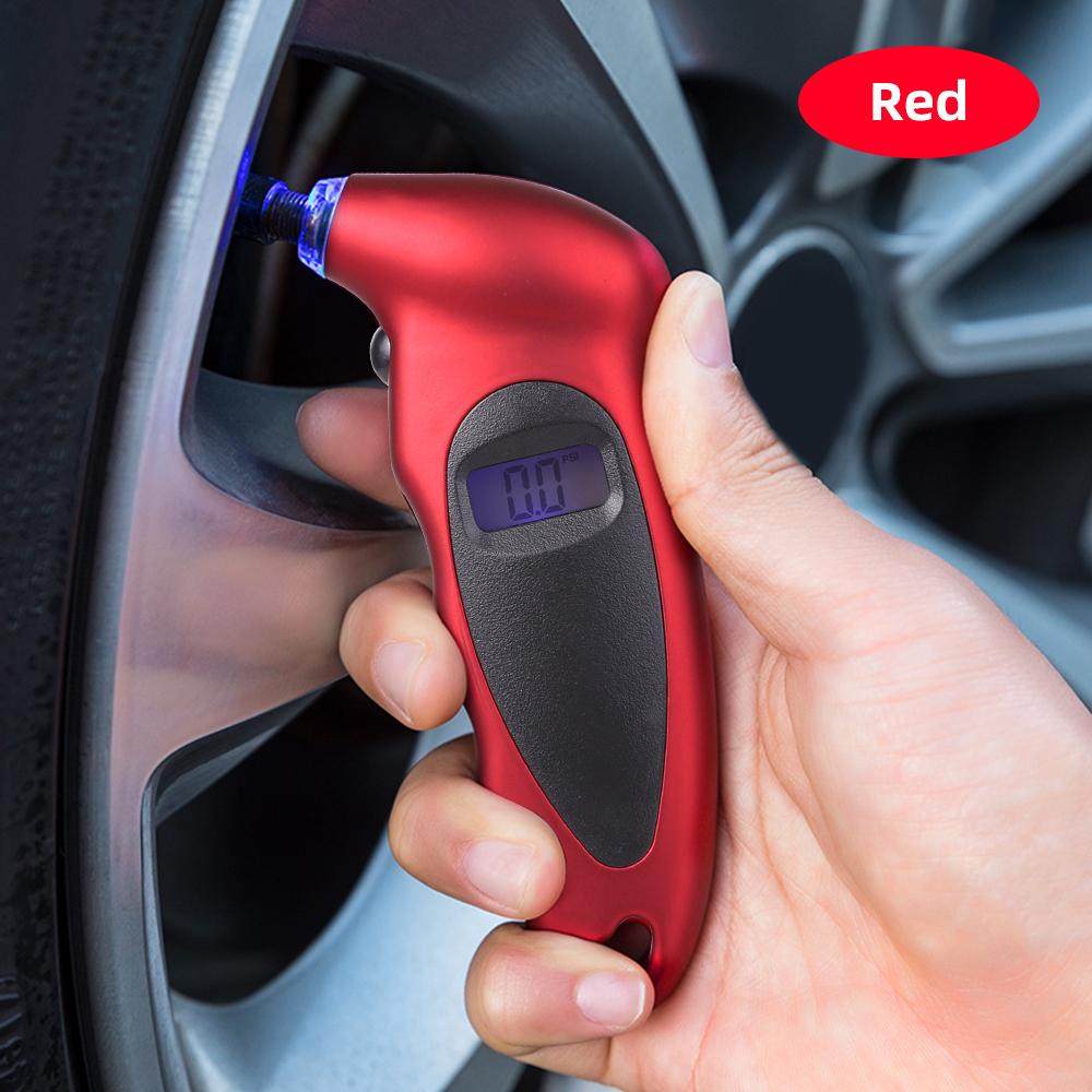 New Handheld Tire Pressure Gauge Backlight High-precision Digital Monitoring Car Tyre Air Meter LCD Display Manometer Barometers