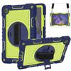 11 Inch Rotating Stand Tablet Case A9 Plus Kids Shockproof Full Cover Protective Shell With Dual-Tone Design