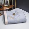 Summer Ice Silk Quilt Thin Section Air Conditioning Blanket Single Double Queen Size Bedding Set With Pillowcase