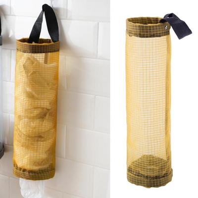 Grocery Bag   Dispenser Wall Mounted Space Saving Reusable Plastic Bag Holder for Home Kitchen