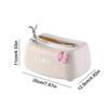 1Pcs Plastic Home Desktop Tissue Box With Spring Paper Container New Tissue Case