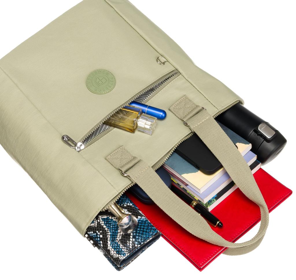 Nylon, roomy women's shopper - Peterson