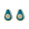 Women's Hoop Earring Bohemian O Shaped Creative Rice Beads Exaggerated Accessories Earrings