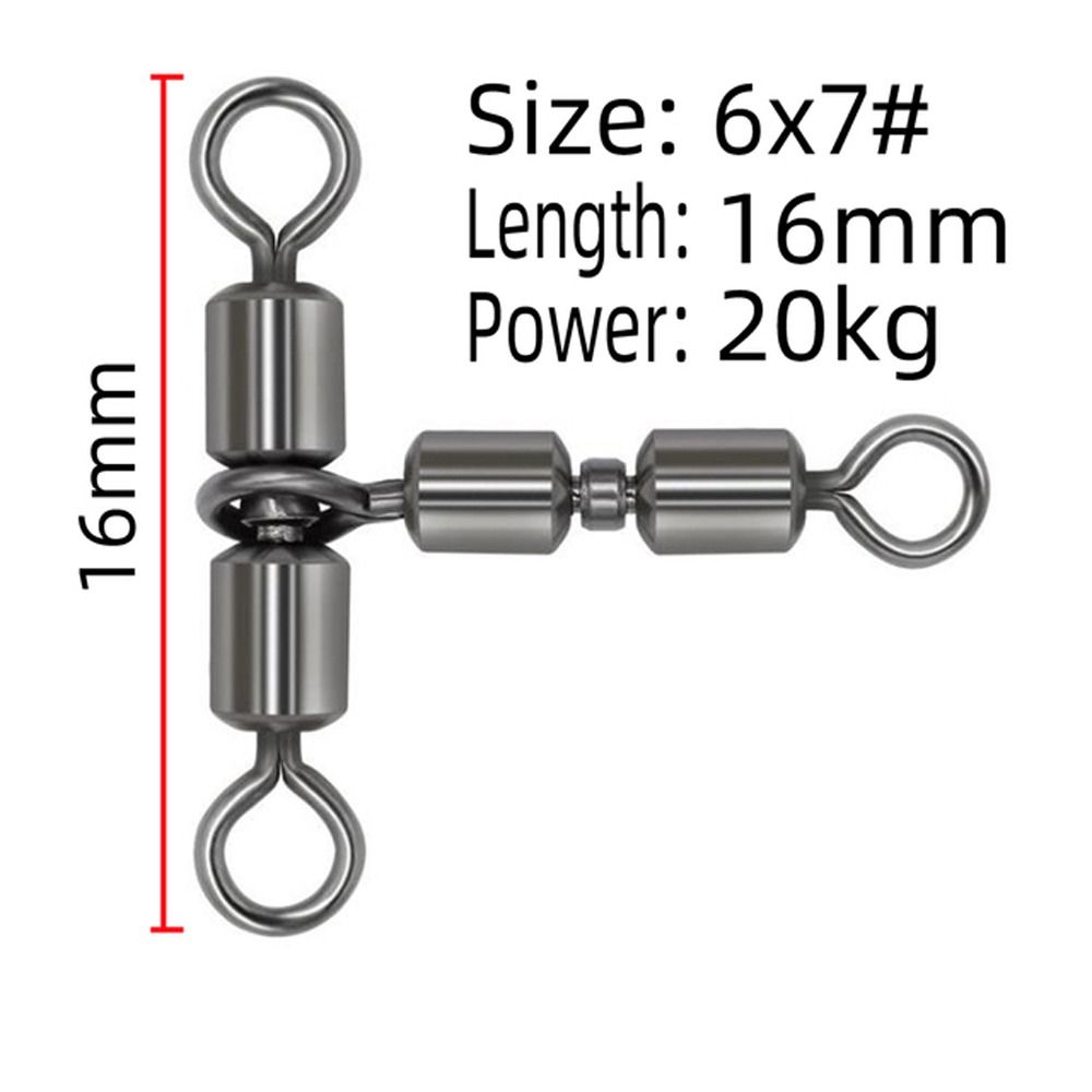 Rolling Triangle Joint Solid Connector Fishing Connector Solid Ring Fishing Tackle Fishing Swivel