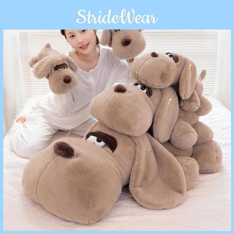 Big Dog Eyed Doll Cute Prone Dog Doll Bed Pillow Sleeping Pillow Plush Toy