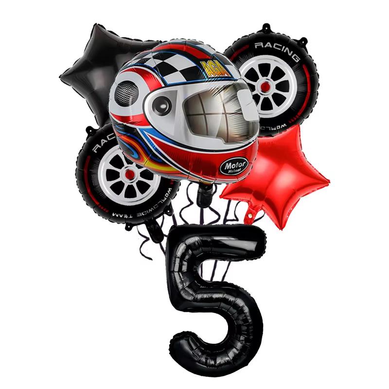 Motorcycle Birthday Party Decoration Motocross Race Tableware Cup Plate Balloon Tablecloth For Kids Boys Party Favors Gift