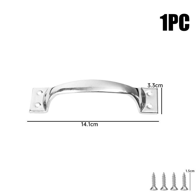 5/6 Inch Stainless Steel Drawer Pulls Cabinet Handles for Kitchen Bathroom Wardrobe Cupboard Door Solid Steel Color Furniture