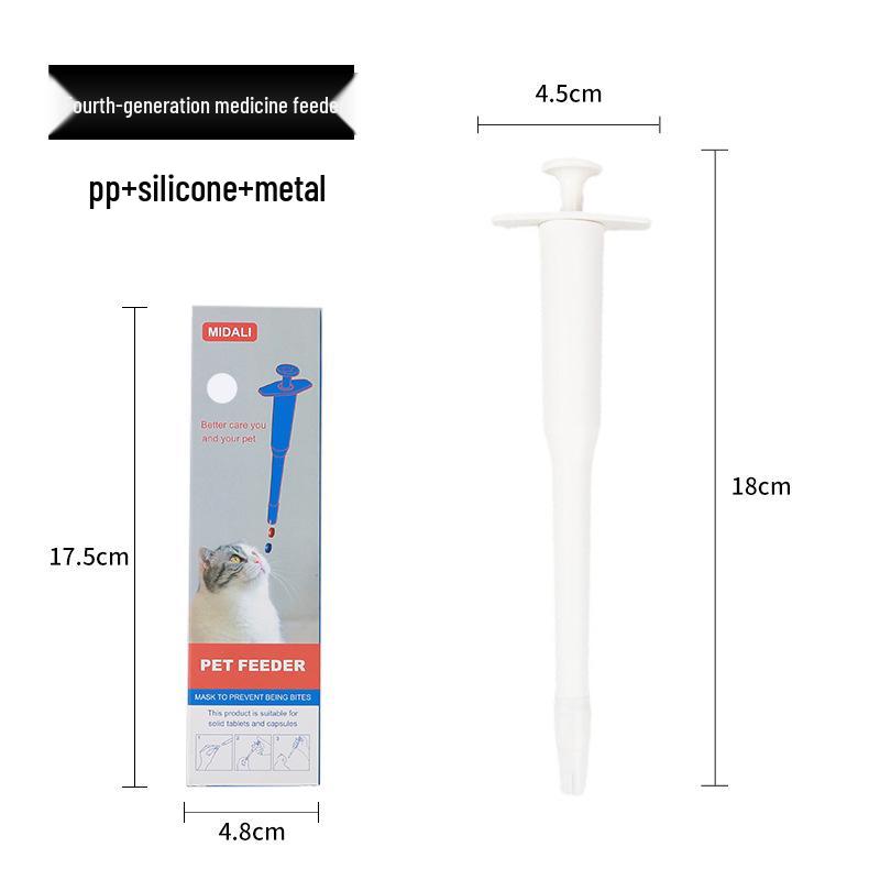 Pet Medicine & Feeder Kit: Kitten Milk Feeder, Dog Feeder, Calcium Tablet Stick, Water Feeding Syringe.