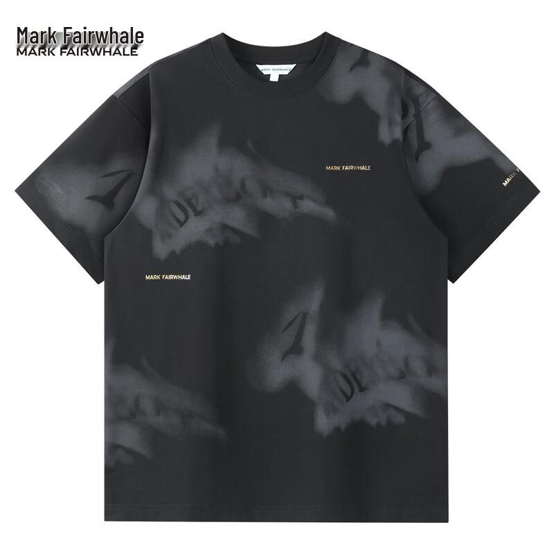 Mark Fairwhale Men's All-Over Print Loose Fit Short Sleeve T-Shirt