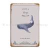 Take A Deep Breath It S Okay Whaleshark Affirmation Metal Plaque Club Bar Kitchen Create Design Cinema Tin Sign Poster