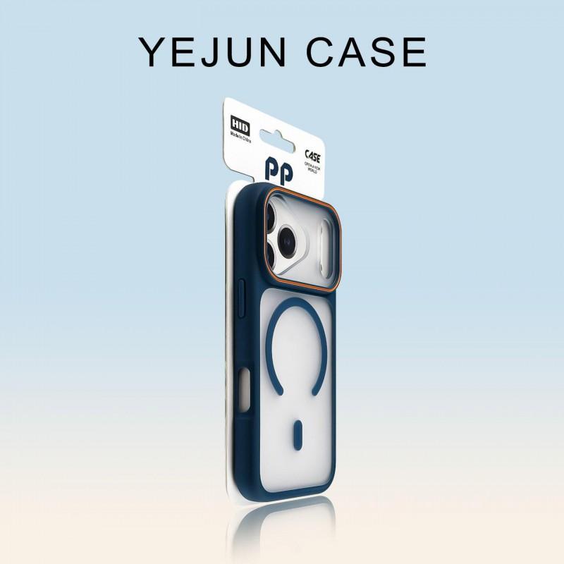 Magnetic Snap-On Phone Case IPhone 12 To 18 Pro Max Frosted Matte Finish Shockproof Full Cover Skin-Friendly TPU-PC Hybrid