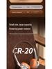 2025 Berlin Sound CR-20 Retro Over-Ear Wireless Bluetooth Noise-Cancelling Headphones with Long Battery Life