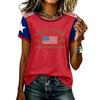 Womens Short Sleeve Crewneck T Shirt States 250th Anniversary 1776 2026 Graphic Top Casual Loose Fit Tee