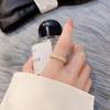 Einfaches Nischendesign Leichter Luxus Hoher Sinn Kalter Wind Schmuck Temperament Perle Offener Ring