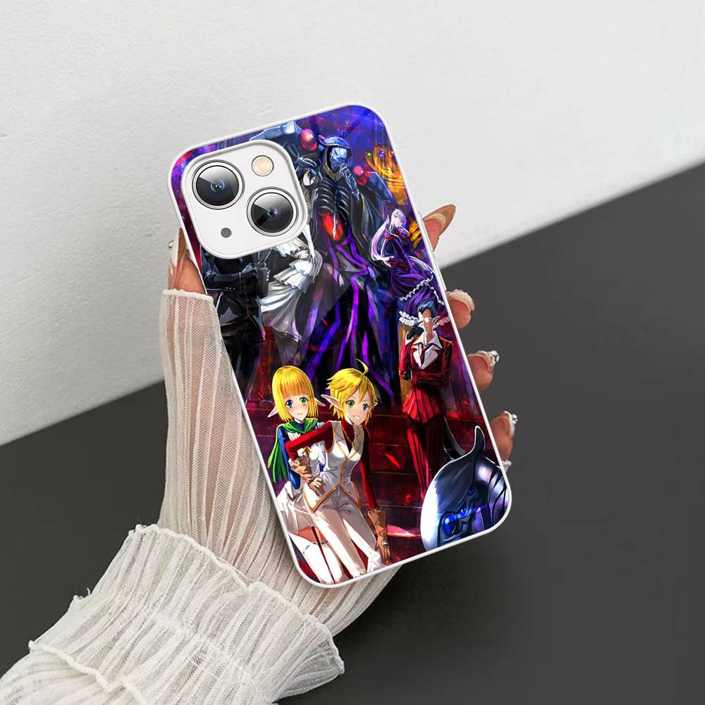 

Popular Anime O-Overlord For IPhone 14 13 12 Mini 11 Pro XS Max X XR 14 Plus Tempered Glass Cover iphone 11
