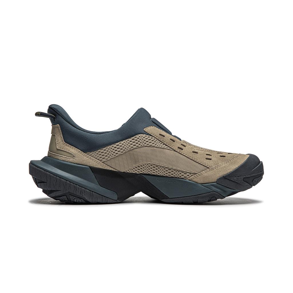 Li Ning Hiking 3 CF Series Amortyzujące Odporne na Ścieranie Niskie Buty Casualowe Unisex Brązowe AGLU147-5
