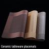 Nordic Insulated Waterproof PVC Placemat: Oil & Scald-proof, Creative Plate & Bowl Mat for Western Tables.