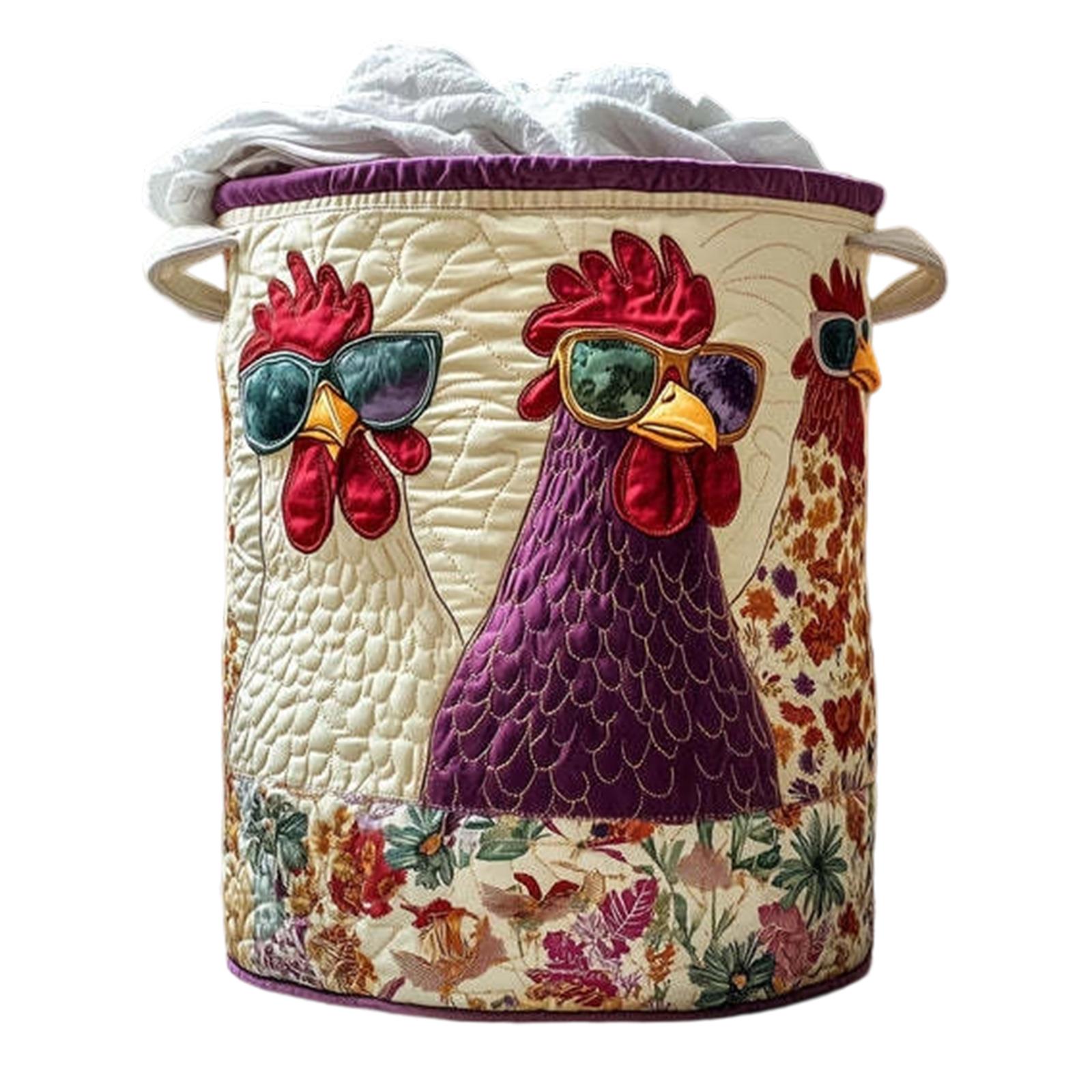 Round Laundry Basket, Home Storage Basket, Dirty Clothes Basket, Storage Basket, Fabric Storage Basket, Large Capacity Storage. One Size