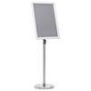 A3 Poster Stand Silver Aluminum Alloy