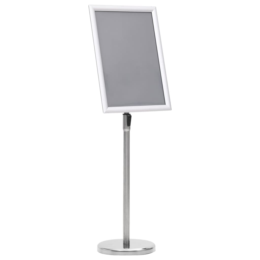 A3 Poster Stand Silver Aluminum Alloy