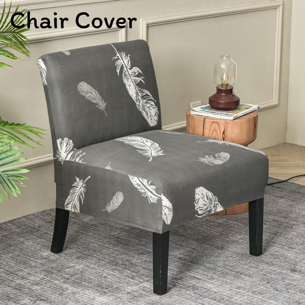 Fat Head Chair Cover No Armrest Fabric Protector With Non Slip And Dustproof For Home Dining Decor