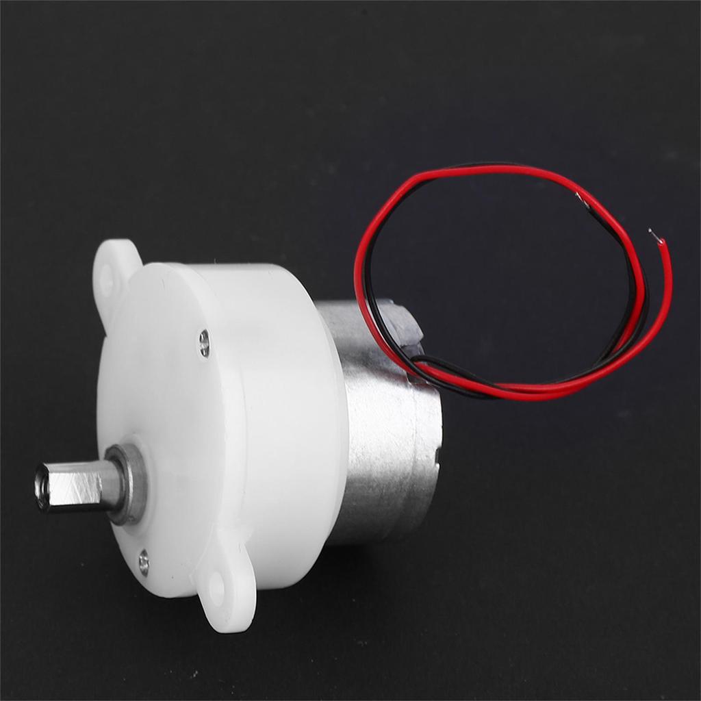 DC6V Speed Reduction Motor High Torsion Low Consumption Plastic Geared Motor