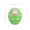 Mini Hedgehog in Sleeping Bag Ornament Miniature Figurines Gift Toy for Kids Children Baby Room Desk Garden Home Decoration