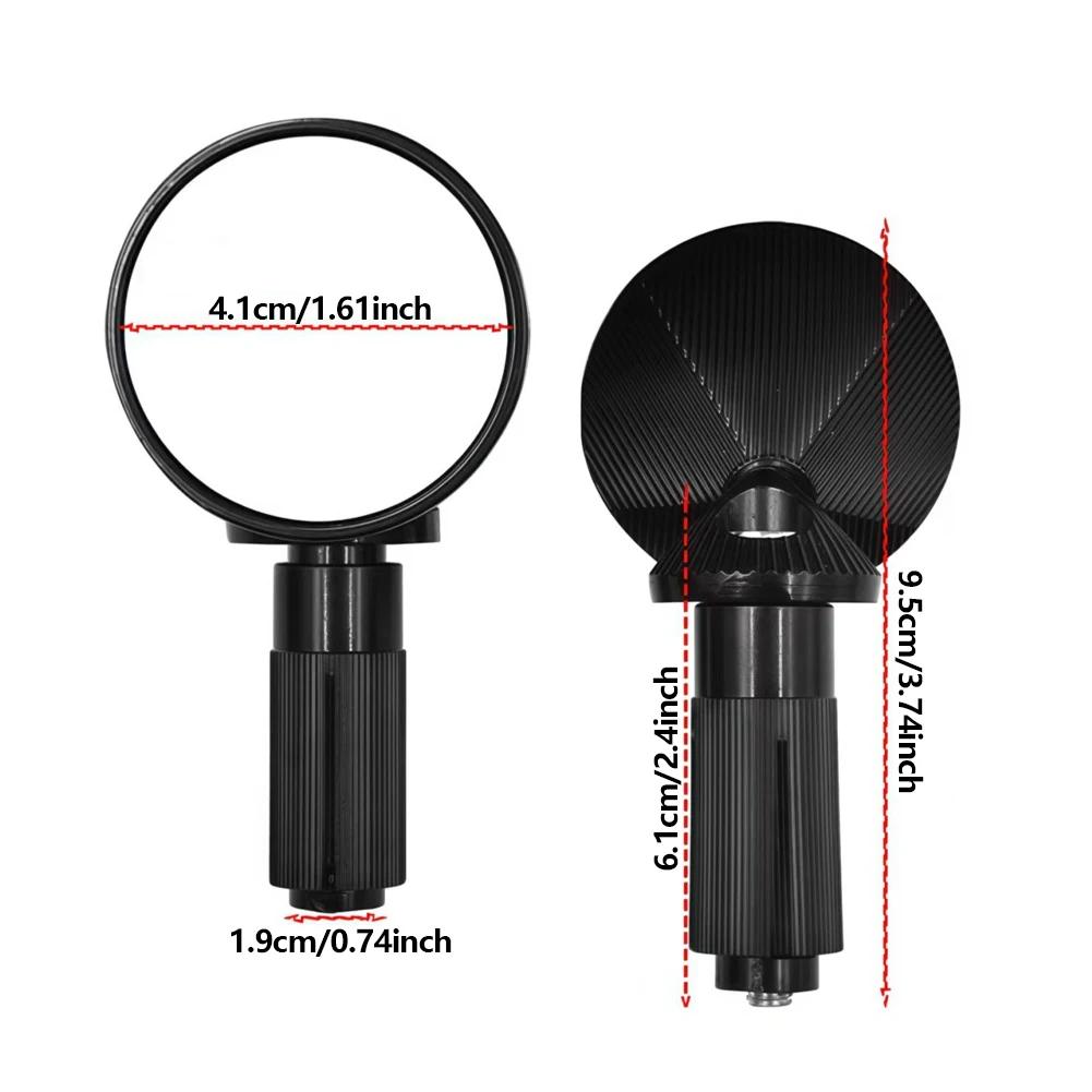Motocyklové řídítko Zpětné zrcátko Řídítko Prodloužené Zpětné zrcátko Malé zrcátko Mrtvý úhel Široký výhled Bezpečnostní Zrcátko pro odbočování