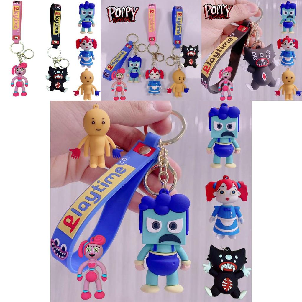 Poppy Playtime Keychains Mommy Long Legs Keyring Figures Gift