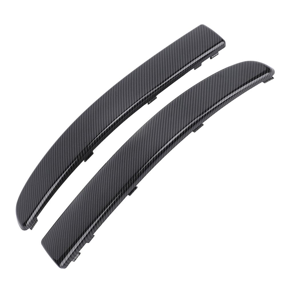 1 Pair Front Bumper Moulding Lower Trim 735455057 Carbon Fiber Pattern Fashionable Front Bumper Lowe