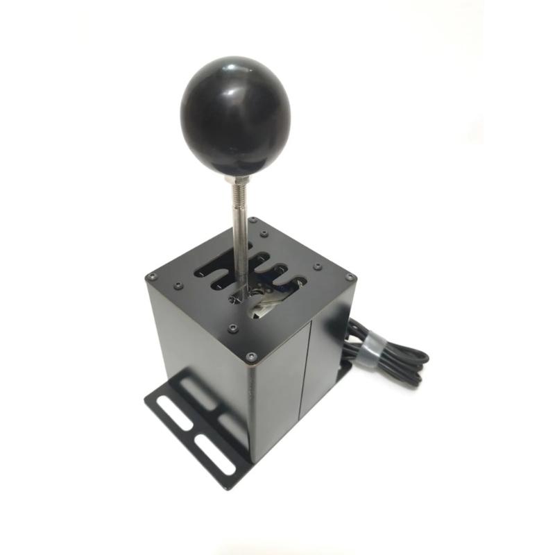 Upgraded Racing Game Gear Shifter 6+R/7+R Simulation Game H Gear Shifter Metal Alloy Lightweight Used for G27 G29 T300
