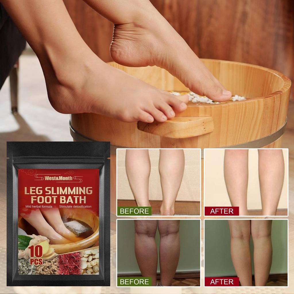 Ginger Foot Soak Herbal Pack Relieve Leg Soreness Swelling Discomfort Expel Cold Disperse Dampness Foot Bath Kit