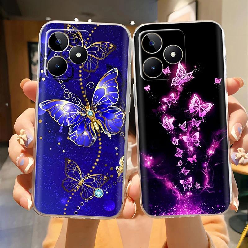For Realme C53 Phone Case Realme C51 Full Protection Back Cover For Realme C53 Case C51 Soft Silicone Protector Shell Fundas