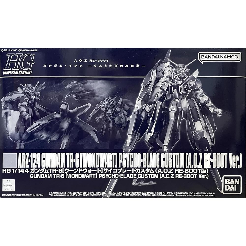 Bandai Spirits HG 1/144 Gundam TR-6 Woundwort Psycho Blade Custom Model Kit A.O.Z Re-Boot Edition