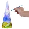 EXCEART Styrofoam Cone Shapes for DIY Handmade Christmas Tree Making, Toys, Colorable Accessories, Models, and Ornaments, White, Set of 6