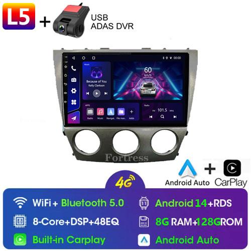 8 CORE Car Radio 2 Din Android 13 For Toyota Camry 40 2007-2011 Autoradio Multimedia Blu-ray IPS Screen Navigation GPS Carplay