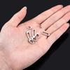 2pcs/1pc No Fade Stainless Steel Spring Lobster Clasp Oval Clasps for Keychain Keyring Carabiner Key Holder DIY Jewelry Making
