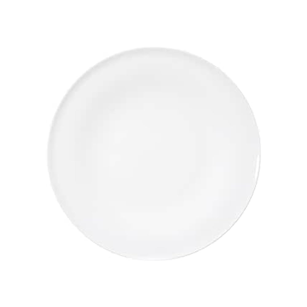 NARUMI Waltz Plate, 20cm, White, Simple and Stylish, Rimmed, Microwave-Safe, Dishwasher-Safe, 52215-6019